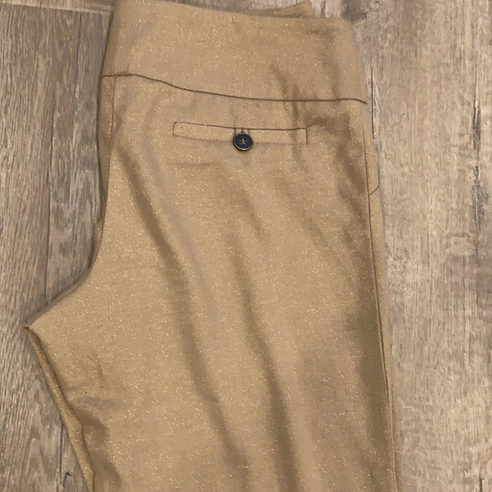 Cache Sparkly Gold pants - Picture 6 of 7